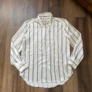 Rachel Zoe Black and White Striped Blouse